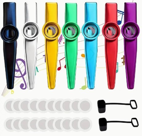 KAZOO METALICO CON FUNDA.