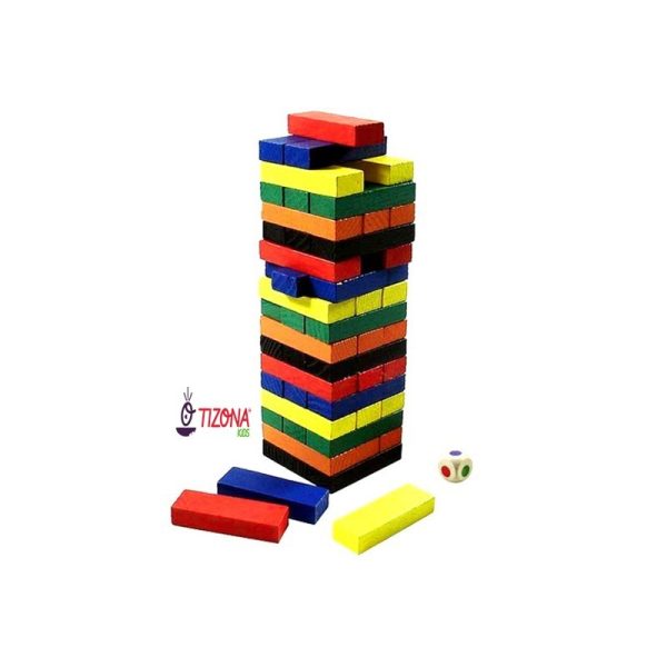 Jenga de Colores.