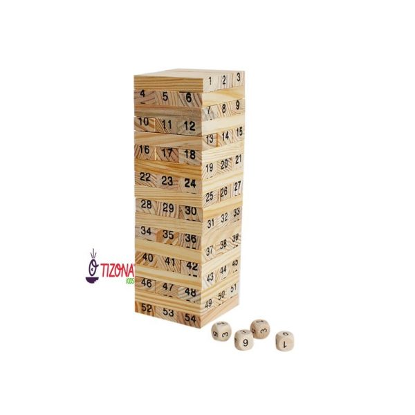 Jenga madera.