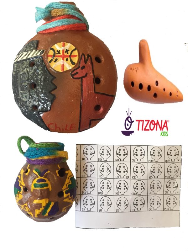 SET DE  3 OCARINA AUTOCTONA.